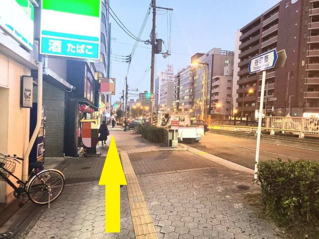 駅から店舗までのアクセス