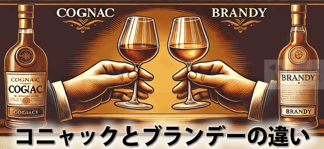 コニャックとブランデーの違い、コニャックとアルマニャックの違いとは？