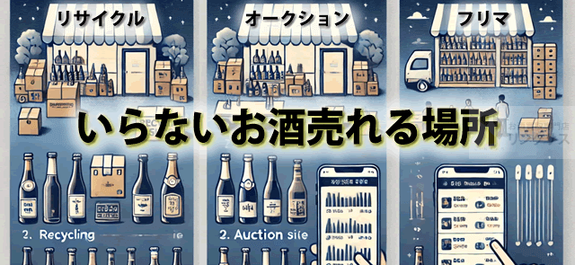 いらないお酒売れる場所。トラブル検証メルカリ・リサイクルショップ等 ｜お酒の高価買取ならLINXAS（リンクサス）